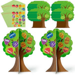 32 Set Fruit Bible Trees Decoration Kit for DIY Christian Religious Learning Activities