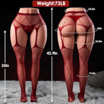 73Lb Leg Fetish Life Size Sex Dolls, 3.42Ft Full Size Fat Ass Sex Doll Legs Bbw Sex Torso With Built-In Spine Pussy Ass For Vaginal Anal Sex, Tpe Female Love Doll Big Butt Sex Toy For Men Masturbation