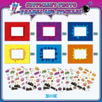 24 Sets Hero Theme DIY Picture Frame Crafts with Stickers