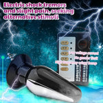 Anal Butt Plug Electric Shock Metal Thread Anal Butt Plug Electro Power Box Massager Toys Waterproof Adult Anal Sex Toy Women Gay Sm Massage Kits