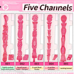 Male Masturbators 5 Replaceable Channels Pocket Stroker 20.5LB