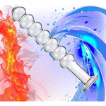 Glass Dildo,Crystal Dildo Butt Plugs Anal Beads Glass Pleasure Wand Anal Trainer Sex Factory Crystal Glass Plump Beads Style Sex Tease Insert Pleasure Wand Dildo Penis For Men Women