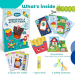 Toddler Scissor Skills Activity Kit for Ages 3-5, Happy Days Learning Fun