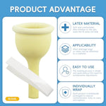 30 Pcs Male External Catheter With Fixer Rubber,Latex Condom Material Individually Wrapped Catheter Urine Bag,For Inconvnient,Skin-Friendly Anti-Leakage,Healthy Household Products(1.38Inch/35Mm)