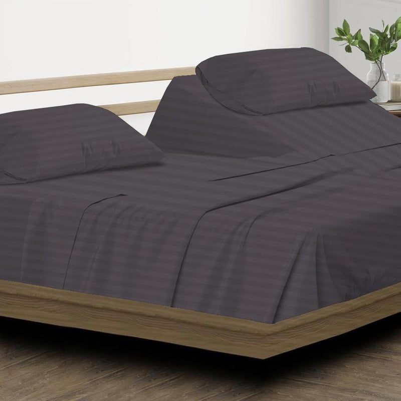 Split Head Flex King Sheets Sets For Adjustable Beds - 15" Inch Deep Pocket -