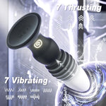 Prostate Massager Anal Sex Toys - Anal Toys Sex Toy App Control Vibrators Butt Plug, Anal Vibrator For Male And Female With 7 Vibrating & 7 Thrusting Vibrating Butt Plug, Sex Toy For Men