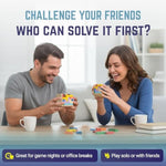 Unsolvable Puzzle Cube | Hardest Brain Teaser Puzzle In The World For Adults - Small, Unique & Difficult 3D Puzzle Cube For Adults (Original) - 32 Pieces