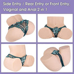 18.7Lb Sex Doll With 6 Large Inner Beads Pussy Tight Ass For Intense Stimulation, Male Masturbator Ultra-Soft Stroker With 2 Closed-Ended Holes For Men Masturbation, Cecilia (Fair)