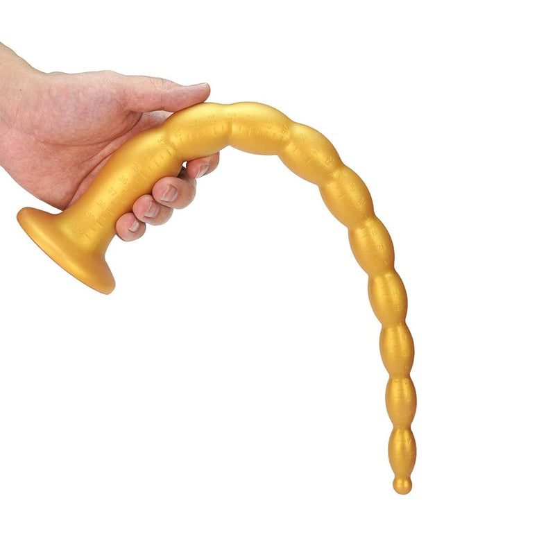 17Inch Sexy Toys Long Butt Plug With Suction Cup Medical Silicone Large Anal Toys, Prostate Massage Anus Dilator Anal Ball For Beginner Advanced Men Women, Anal Plugs, Anal Beads, Silicone Dildo