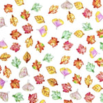 200PCS Mini Resin Leaves, Autumn Nail Art Charms for DIY Crafts and Miniature Scenes