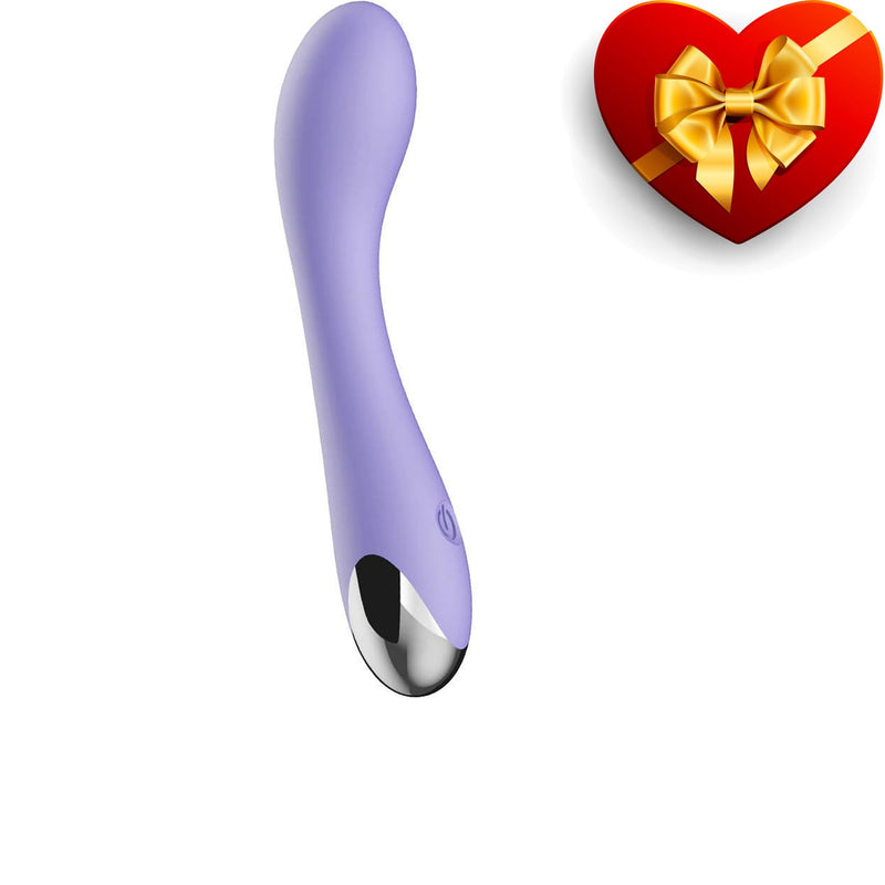 G Spot Vibrator Dildo For Vagina, Clitoral, Anal Stimulation With 10 Vibrations Modes Personal Powerful Quiet Vibrating Massager Rechargeable Waterproof Adult Sex Toy For Women, Men, Couples (Purple)