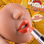 3 In 1 Pocket Pussy Lifelike Male Masturbator, Brown Thick Meaty Male Sex Toy Realistic Masturbator With 3D Textured Pussy And Tight Butt, Blowjob Stroker Dual Open Ended Adult Toys