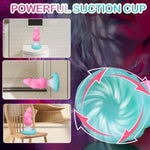 Knot Fantasy Monster Dildo Alien Dildo, 7.5" Thick Dragon Horse Cock For Vaginal Play, Silicone Wolf Animal Penis With Suction Cup For Anal Play, Sex Toys For Women Men