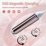 G&L Small Bullet Vibrator for Women, Silver, 4.4 * 0.77In