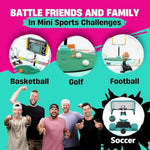 Board Game With Soccer Add On; Action Packed Sports Challenges For Competitive Kids And Families | Perfect For Family Game Night; 2 To 5 Players; Ages 4 And Up