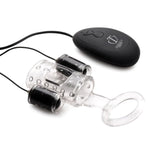 Vibrating Cock And Ball Ring Penis Head Sleeve Teaser Massager Vibrator Vibes Bullet Multi Male Masturbators Sex Toys For Men
