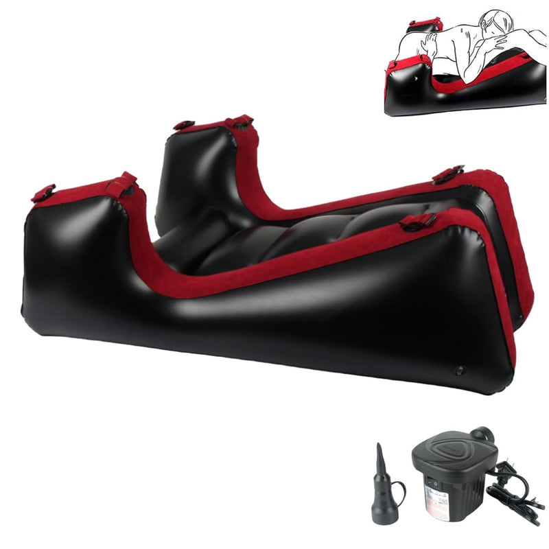 Sex Sofa Sex Furniture Pillow Inflatable Cushion With Electirc Inflator Bdsm Bondage Chair Sex Toys Deeper Position Support Pillow For Adult Couples