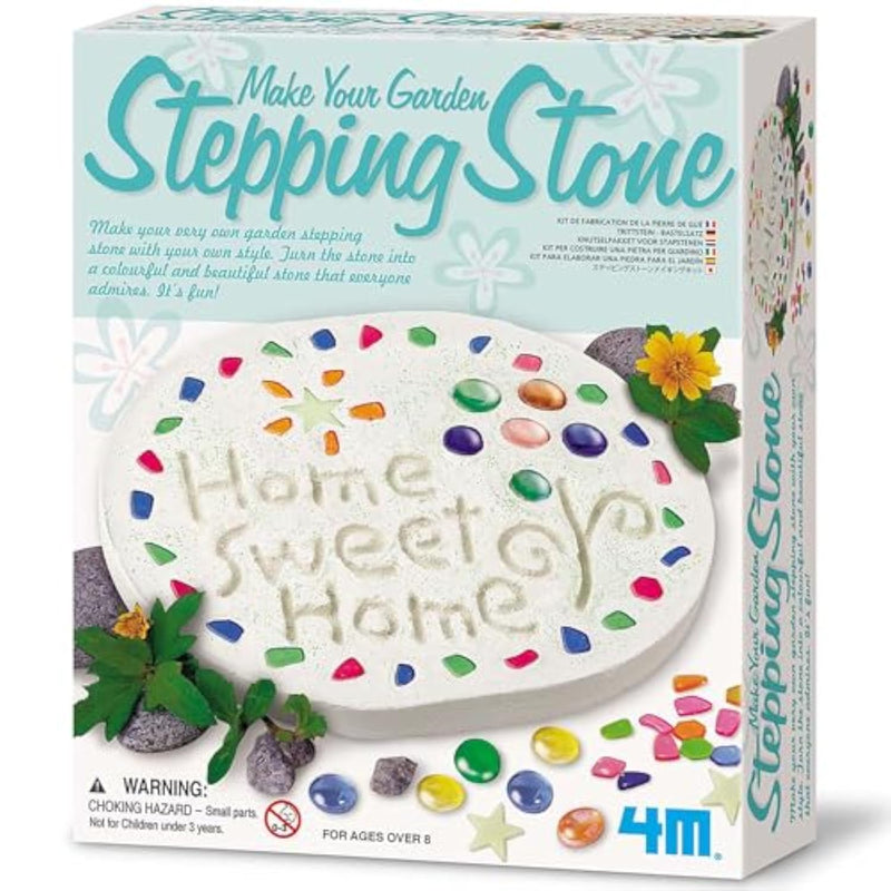 4M Make Your Garden Stepping Stone DIY Ceramic Yard Decor Art Craft Kit