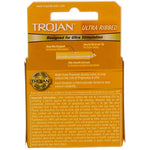 Trojan Stimulations Ultra Ribbed Lubricated Latex Condoms-3 ct (Pack of 3)