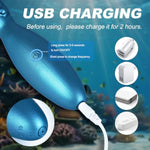 Vibrating Tentacle Monster Dildo Fantasy Sex Toy For Women, Silicone Octopus Tentacle G-Spot Clitoral Vibrator Dildo With 10 Modes, 10 Inch Realistic Slim Electric Prostate Dildos Anal Plug Female Toy