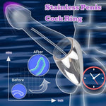 Penis Erection Ring for Male Training and Exercise - Stainless Steel Chastity Device