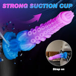 11 Inch Huge Horse Squirting Dildo, 2.86" Diameter Thick Tentacle Knotted Dildo With Strong Suction Cup, Monster Ejaculating Toy With Big Knot, Giant Anal Sex Toys For Men Women Couples