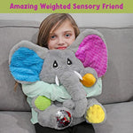 Weighted Sensory Plush Elephant, Ellie The Elephant Toy Fidget Stuffed Animal For Special Needs, Feelix Collection