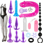 17Pcs Anal Beads Butt Plug Flexible Anal Sex Toys