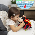 - Becky Ladybug Stuffed Animal - Montessori Learning Activity Sensory Processing Toy - Develop Motor Skills And Problem Solving - Autism Sensory Toys