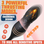 Thrusting Anal Prostate Massager, Sex Toy With Dual Cock Ring, Remote Control Vibrator With 3 Thrusting & 10Vibrating Modes?Anal Plug G Spot Vibrator Adult Toys For Men Couples