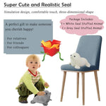 2Pcs 9" Seal Plush Stuffed Animal Cute Seal Toy Pillow Kawaii Doll Gifts For Kids