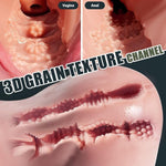 Realistic Pocket Pussy For Men - 2-In-1 Male Masturbator Sex Doll With Realistic Soft Buttocks, Vagina And Anal Passage 3D Texture 4.4 Lbs Entry-Level Butt | Strong Suction Adult Male Sex Toy (Brown)