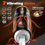 Automatic Male Masturbator Sex Toys For Men, Removable Male Sex Toys With 7 Thrusting & 7 Rotating ? Vibration Modes, Visual Window Adult Toy With Hands Free Pocket Pussy Sex Machine Penis Pump