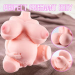 8.16Lb Realistic Sex Doll For Men, Pregnant Bbw Sex Dolls Torso With Soft Big Boobs Belly, Adult Female Sex Doll Women With 3D Vagina And Anus Wearing Lace, Male Masturbator Pussy For Orgasm