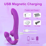 Strapless Strap On Vibrating Dildo Vibrator Remote Control Dual Head G Spot Clitoral Stimulator Adult Sex Toy For Couple Lesbian