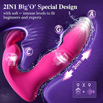 Wearable Vibrator For Women Sex Toys - 3In1 App Remote Control Vibrator Wearable, Adult Toys With 9 Bunny Vibrators & 9 Thrusting Dildos Vibrater Sex Toy
