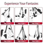 Heavy Duty Sex Swing for Couples - Adjustable Straps and Wide Padded Seat