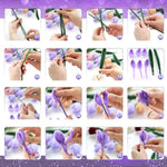 200pcs Pipe Cleaners Craft Supplies DIY Tulips Bouquets Making Kit for Adults and Kids