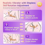 Double Ended Dildo G Spot Vibrator & Strap Combo, Strapless Dildo With Remote Control, Realistic Dildo Clitoral Stimulator Sex Toys For Women Couple Private Pleasure