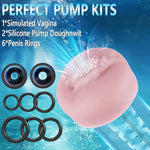Electric Penis Pump Sex Toys For Men, Automatic Male Masturbator With Mini Pocket Pussy And 6 Penis Ring, Adult Sex Toys Dick Enlarger Erection, Air Water Extender Ipx7 Waterproof With 5 Suction Modes