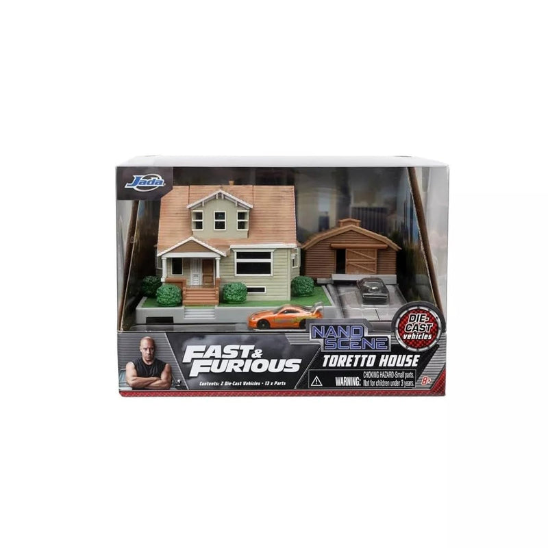 Jada Toys Fast & Furious Nano Hollywood Rides Dom Toretto'S House Display D