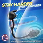 Vibrating Butt Plug With Cock Ring Vibrator, Remote Control Prostate Massager Anal Vibrator Couples Sex Toys With 7 Vibrations, Anal Plug Penis Ring Adult Toys For Couples