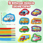 Sewing Kit for Kids with Lacing Cards, Fine Motor Skills Development Toy