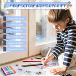 72 Pcs Magic Foam Texture Painting Kit with Paper, Brushes & 3D Effect Art Supplies