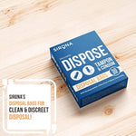 Condom And Tampon Disposal Bags - 50 Bags | For Discreet Disposal Of Tampons And Condoms | Bathroom Trash Bag