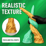 10.6" Anal Plug Anal Toys Butt Plug Anal Dildo G-Spot Stimulation Sex Toys Premium Silicone Dildo Prostate Massager Anal Training Buttplug Female Sex Toys Male Sex Toy, Golden