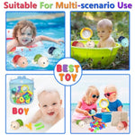 Bath Toys Kids Age 1-3 - Foam Bath Letters And Numbers Abc Alphabet Learning Toys Bathtub Toys Toddlers 2-4 Water Pool Shower Tub Toy Babies Infant 6-9-12-18-24 Months Gifts For 1-6 Year Old Boy Girl