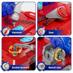 Kids Tool Bench Set, 142Pcs Toddler Tool Toy Playset With Electric Drill & Realistic Tools, Stem Building Pretend Play Construction Toys For Boys, Toddlers Toys Gifts For Ages 3 4 5 6 7 Year Olds