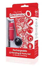 My Secret Charged Remote Control Panty Vibe | Female Vibrator (Red)