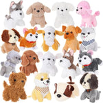 18 Pcs Mini Plush Dogs Bulk Puppy Stuffed Animals Small Stuffed Cute Assorted Soft Plush Toys Doll For Puppy Birthday Party Favors(Cute Dog)